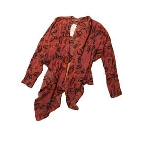 Patrons of peace rose cardigan M NWT